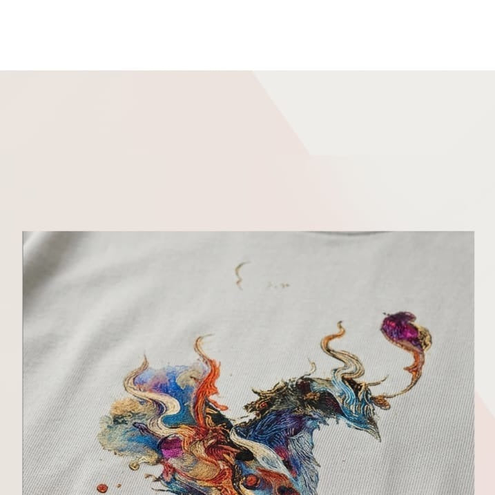 Celestial Phoenix Oversized Tee product view