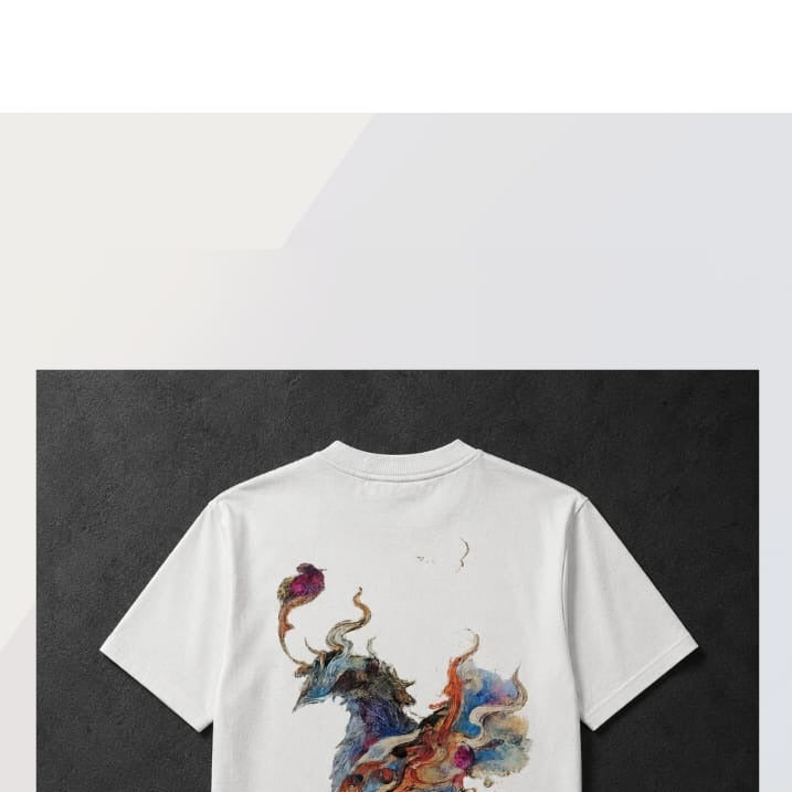 Celestial Phoenix Oversized Tee product view