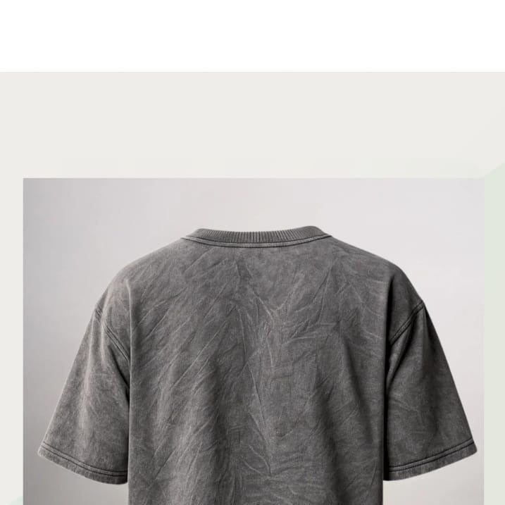 Charcoal Acid Wash Bird Tee product view