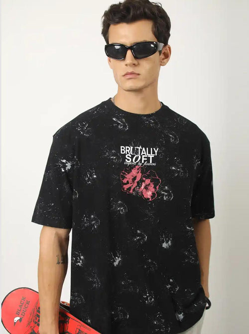 Abstract Black Graphic T-Shirt – Dynasty Originals