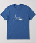 Blue Inspire T-Shirt front view – Dynasty Originals