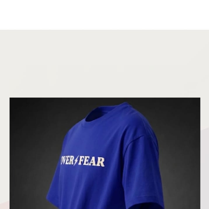 Faith Over Fear Royal Blue product view