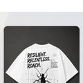 Survival Club "Resilient Roach" Oversized Tee – White product view