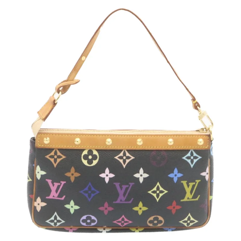 Best tote bags for workLOUIS VUITTON Monogram Multicolor Pochette Accessoires Pouch Black M92648 28274