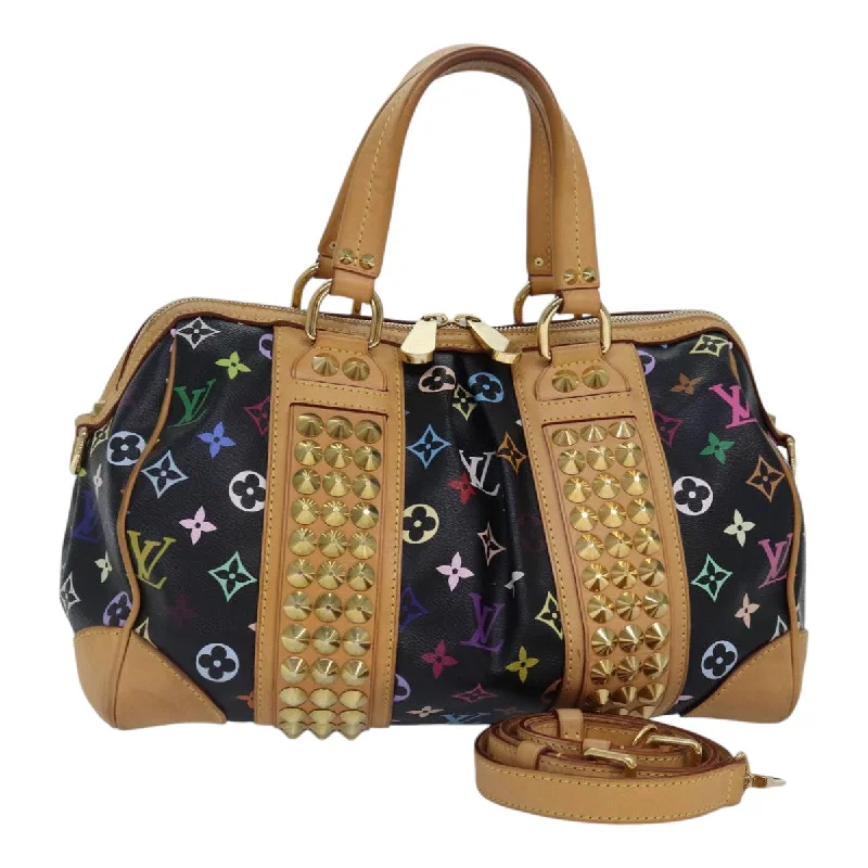 Best bags for weekend getawaysLOUIS VUITTON Monogram Multicolor Courtney MM Bag 2way Black M45642 Auth ep5582