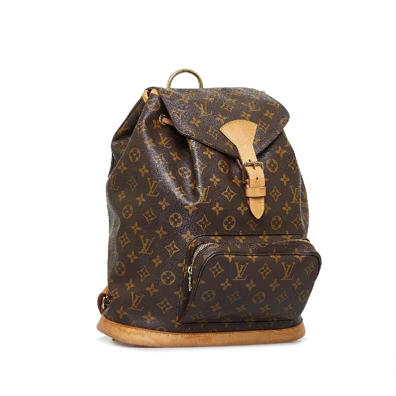 Compact crossbody bags for travelLouis Vuitton Monogram Montsouris MM (SHG-vwY9hL)