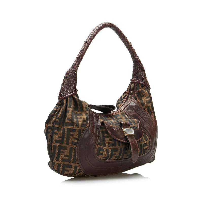 Designer bags with detachable strapsFendi Zucca Spy (SHG-oHpzMh)