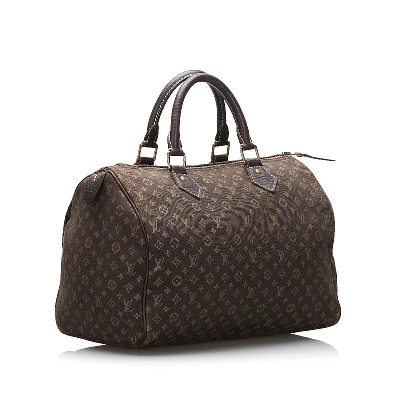 Affordable leather bagsLouis Vuitton Monogram Mini Lin Speedy 30 (SHG-Q4pfq5)