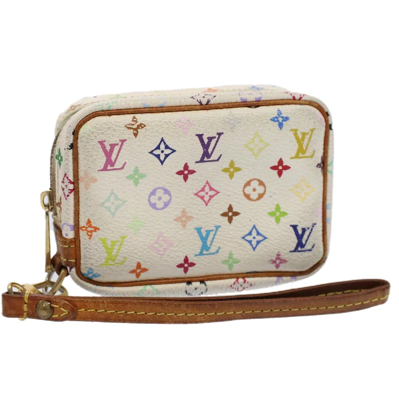 Best bags for photographersLOUIS VUITTON Monogram Multicolor Trousse Wapity Pouch White M58033 Auth bs10207