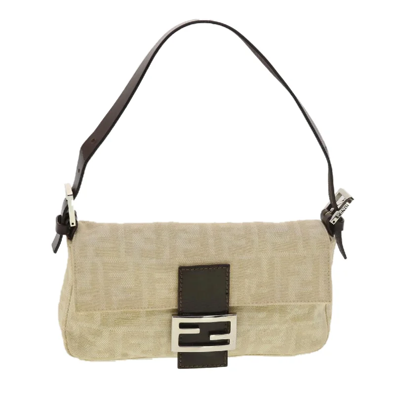 Stylish laptop bags for professionalsFENDI Zucca Canvas Mamma Baguette Shoulder Bag Beige 2355 26424 008  39301