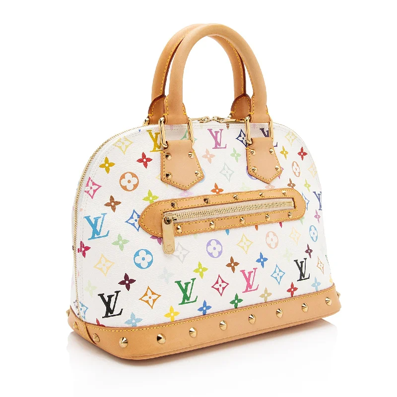 Durable leather bags for daily useLouis Vuitton Monogram Multicolore Alma Satchel (SHF-Zj7zks)