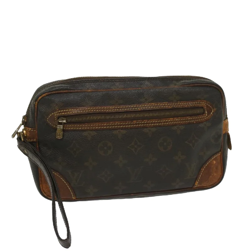 Best bags for business tripsLOUIS VUITTON Monogram Marly Dragonne PM Clutch Bag M51827 LV Auth bs8871