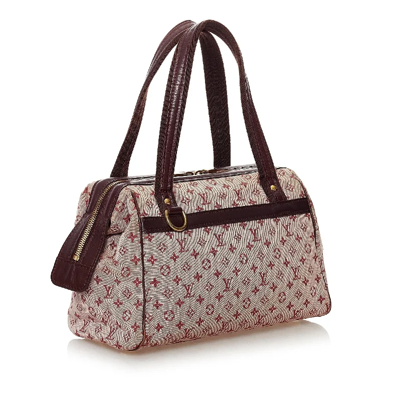 Compact crossbody bags for travelLouis Vuitton Monogram Mini Lin Josephine PM (SHG-31735)