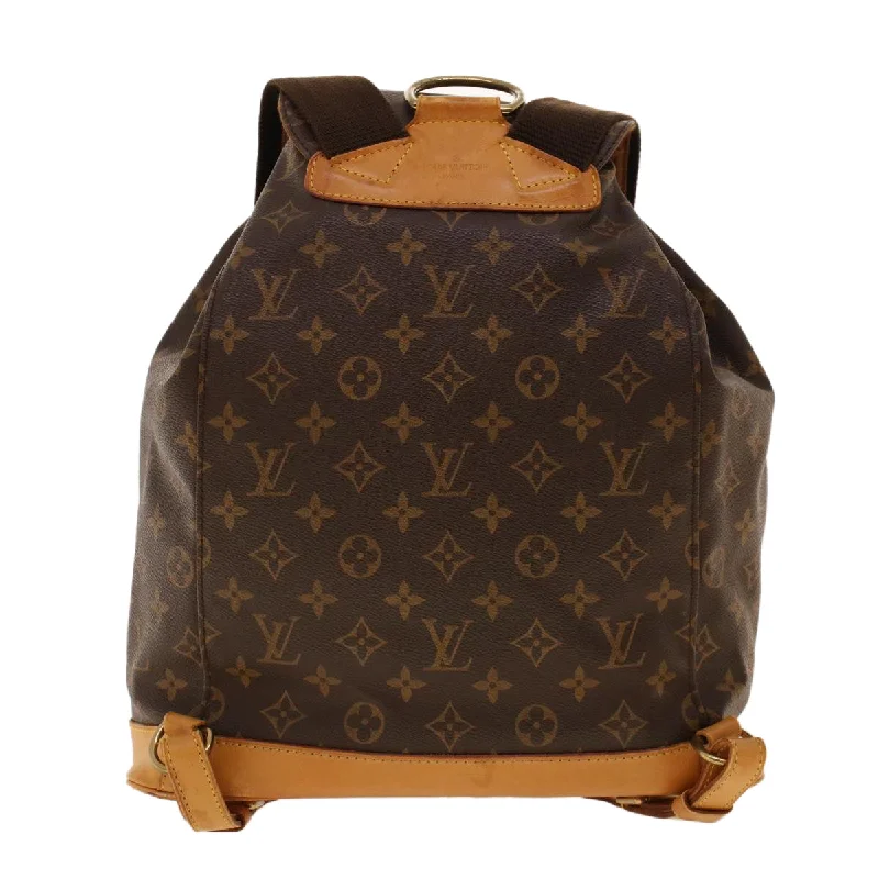 Top-rated backpack brandsLOUIS VUITTON Monogram Montsouris GM Backpack M51135 LV Auth ar9335B