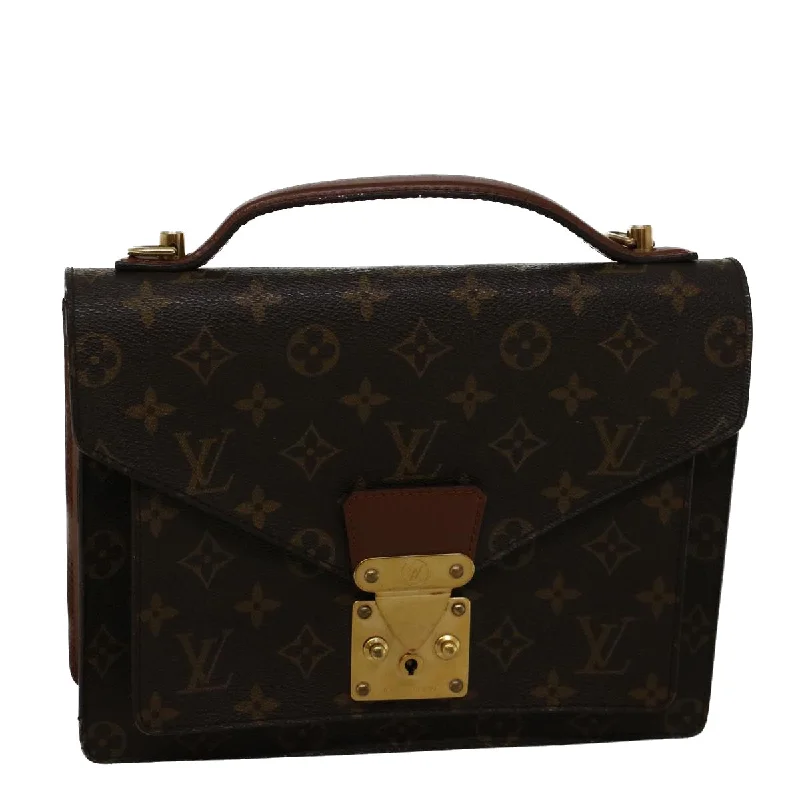 Lightweight duffle bags for gymLOUIS VUITTON Monogram Monceau 26 Shoulder Bag M51187 LV Auth bs9289