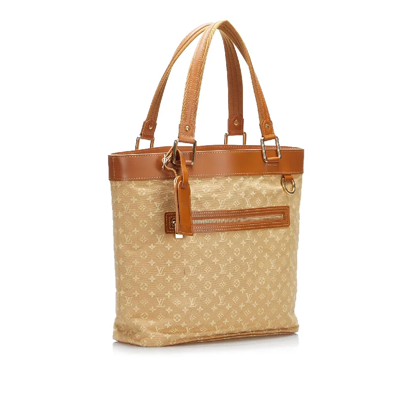 Best bags for business tripsLouis Vuitton Monogram Mini Lin Lucille GM (SHG-TPILeo)