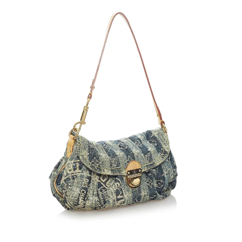 Large capacity travel bagsLouis Vuitton Monogram Denim Mini Pleaty Raye (33432)