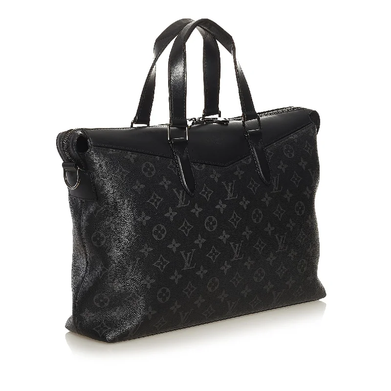 Customizable monogram bagsLouis Vuitton Monogram Eclipse Explorer Business Bag (36283)