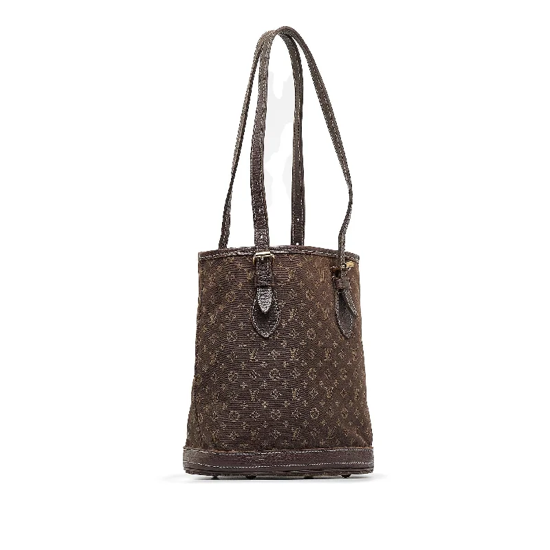 Best bags for weekend getawaysLouis Vuitton Monogram Mini Lin Bucket PM (SHG-hyXxlH)