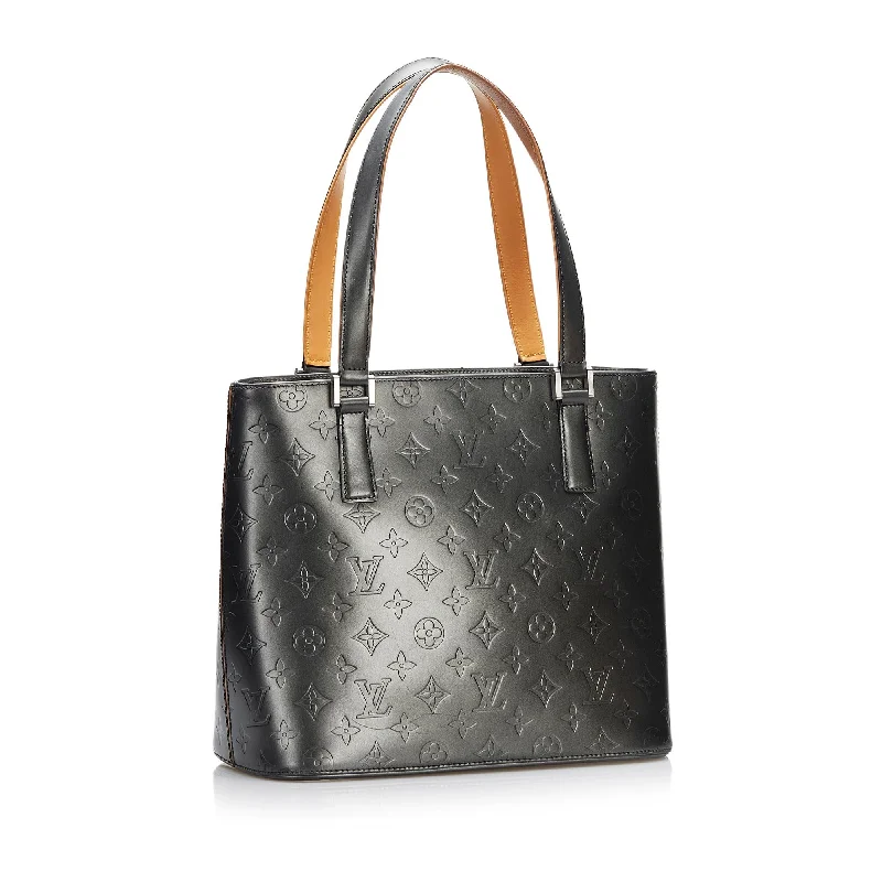 Minimalist leather handbagsLouis Vuitton Monogram Mat Stockton (SHG-FmAKHV)