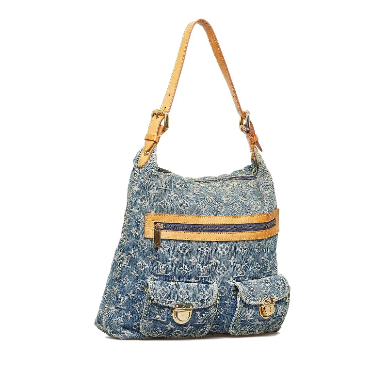 Designer bags with detachable strapsLouis Vuitton Monogram Denim Baggy GM (NB2Dv8)