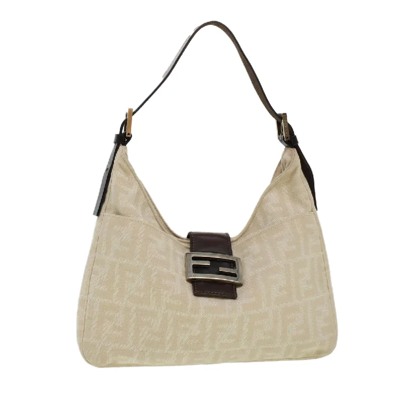 Crossbody bags for everyday useFENDI Zucca Canvas Mamma Baguette Shoulder Bag Beige 222826569008  yk6695B