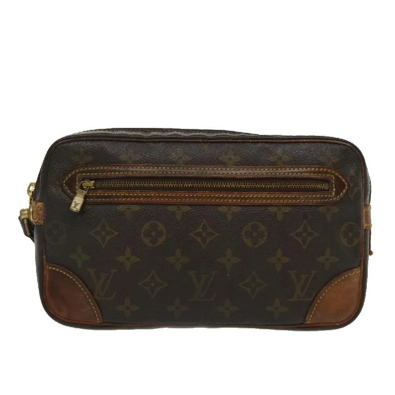 Sustainable fashion bagsLOUIS VUITTON Monogram Marly Dragonne GM Clutch Bag M51825 Auth th2675