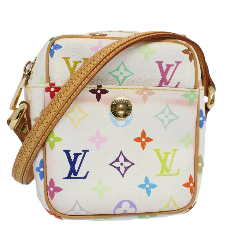 Waterproof backpack for hikingLOUIS VUITTON Monogram Multicolor lift Shoulder Bag White M40055 LV Auth am5111