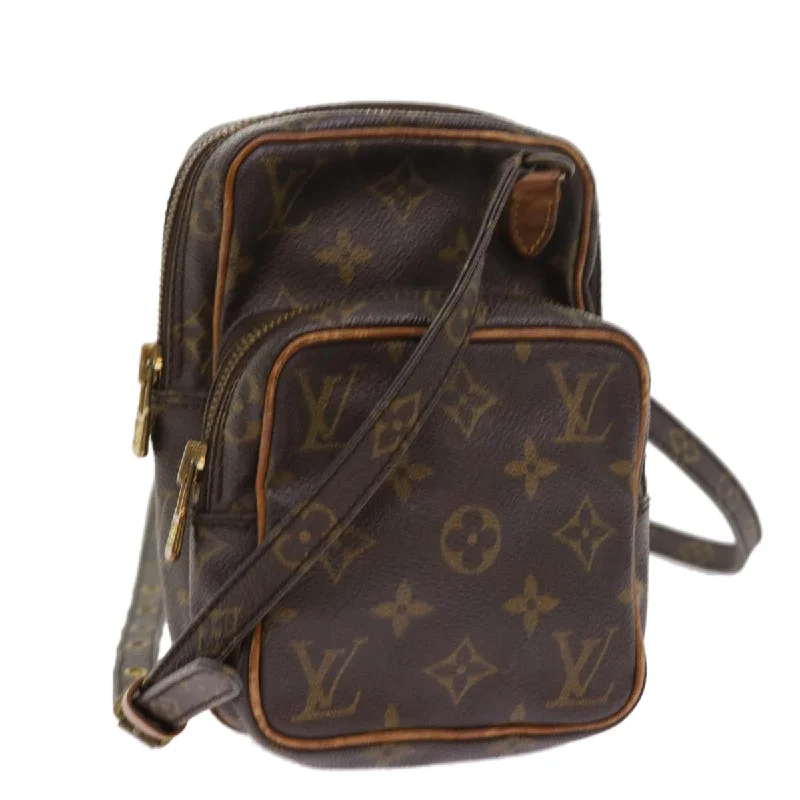 Minimalist leather handbagsLOUIS VUITTON Monogram Mini Amazon Shoulder Bag M45238 LV Auth ac2211