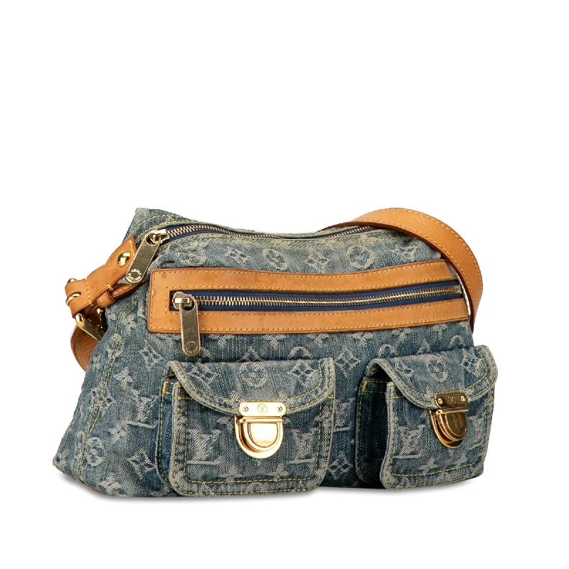 Large capacity travel bagsLouis Vuitton Monogram Denim Baggy PM (cfQdPp)