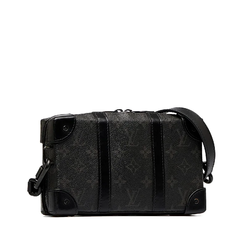 Minimalist leather handbagsLouis Vuitton Monogram Eclipse Soft Trunk Wallet Crossbody (4pxj3i)