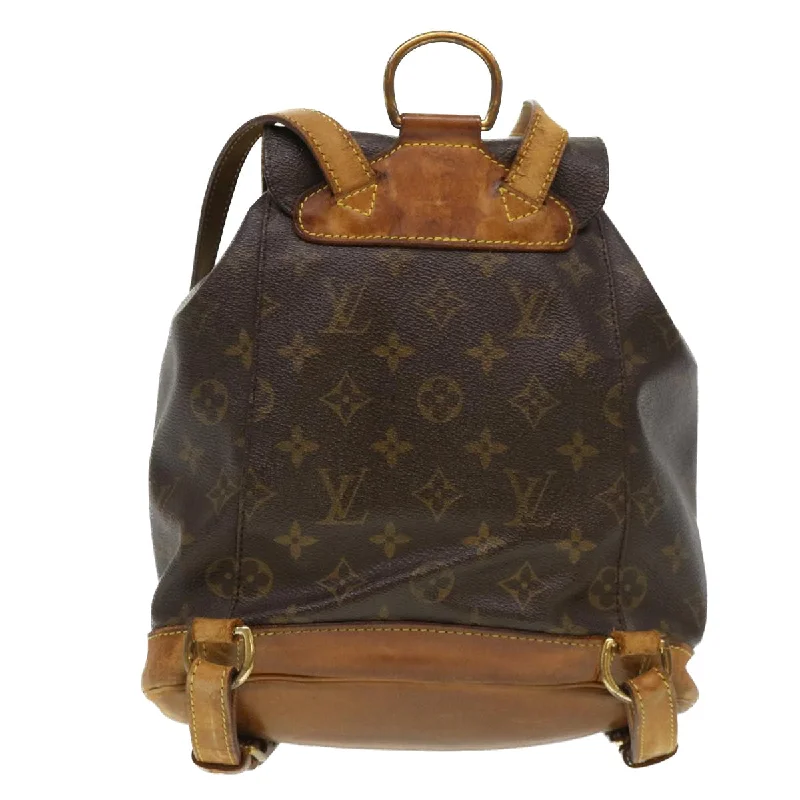 Sustainable fashion bagsLOUIS VUITTON Monogram Montsouris MM Backpack M51136 LV Auth rd4445