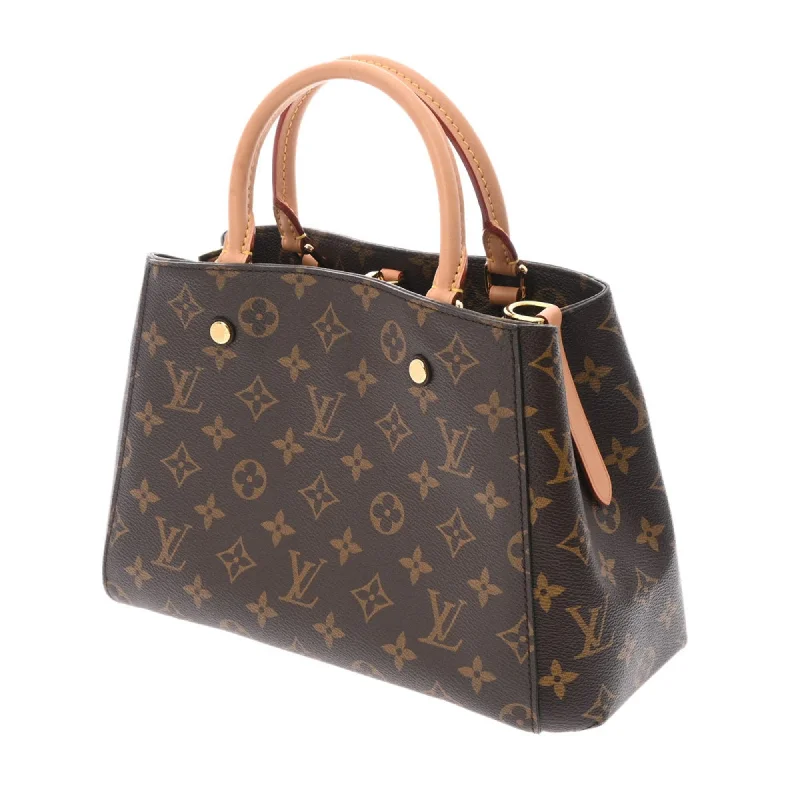 Crossbody bags for everyday useLOUIS VUITTON Monogram Montaigne BB Brown M41055 Ladies Canvas Bag