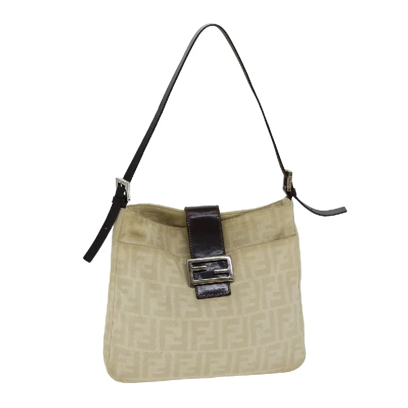 Luxury bags with exotic skinsFENDI Zucca Canvas Mamma Baguette Shoulder Bag Beige  yk13591