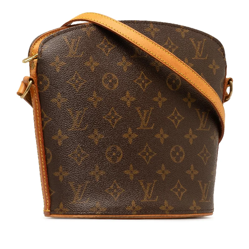 Designer bags with gold hardwareLouis Vuitton Monogram Drouot (93R30I)