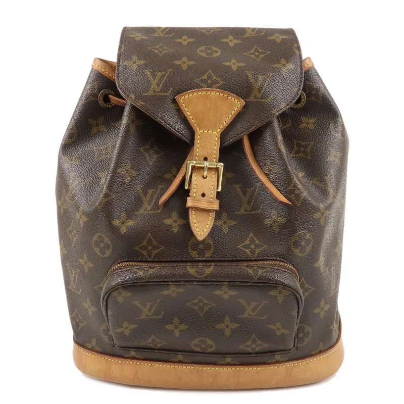 Eco-friendly tote bags for shoppingLouis Vuitton Monogram Montsouris MM Back Pack Bag Brown M51136