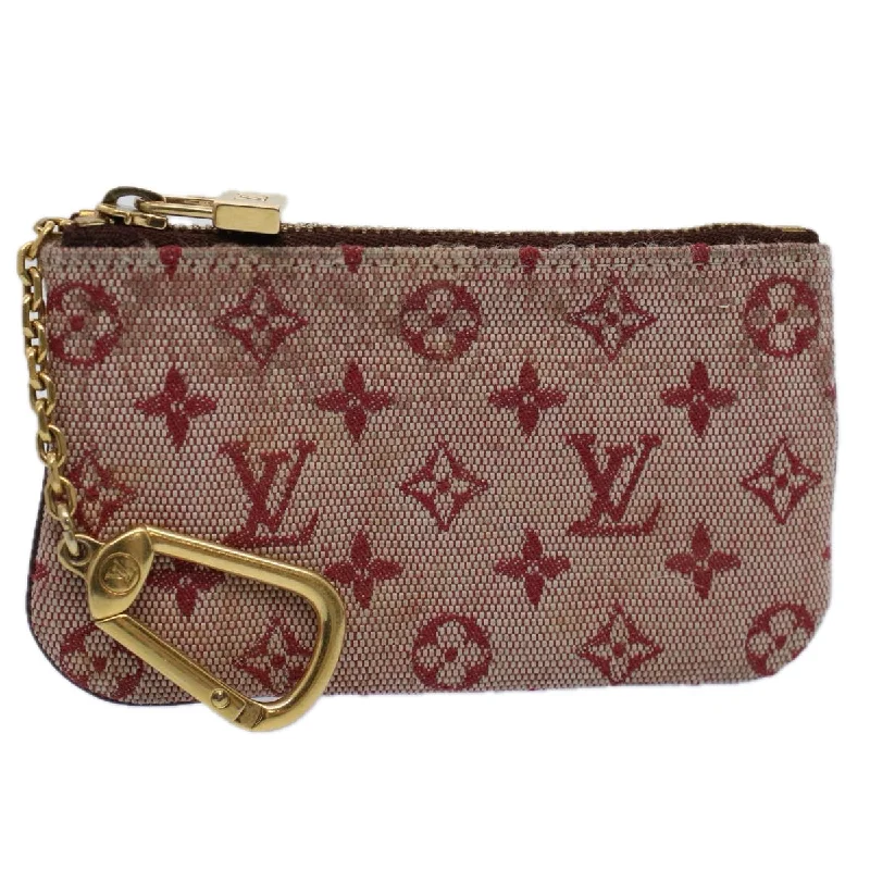 Affordable designer bag dupesLOUIS VUITTON Monogram Mini Pochette Cles Coin Purse Red M92238 LV Auth 58988