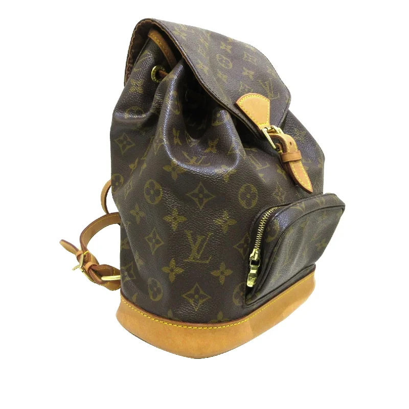 Vegan leather handbagsLouis Vuitton Monogram Montsouris MM (SHG-36240)