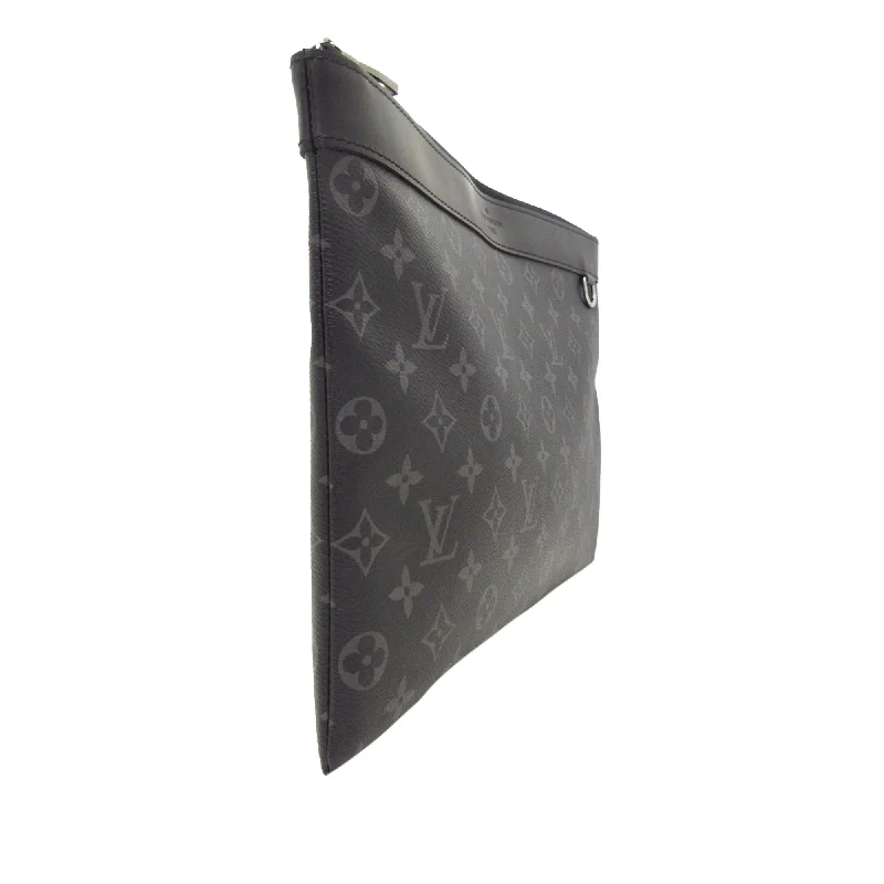 Luxury bags with exotic skinsLouis Vuitton Monogram Eclipse Discovery Pochette (H5M49L)