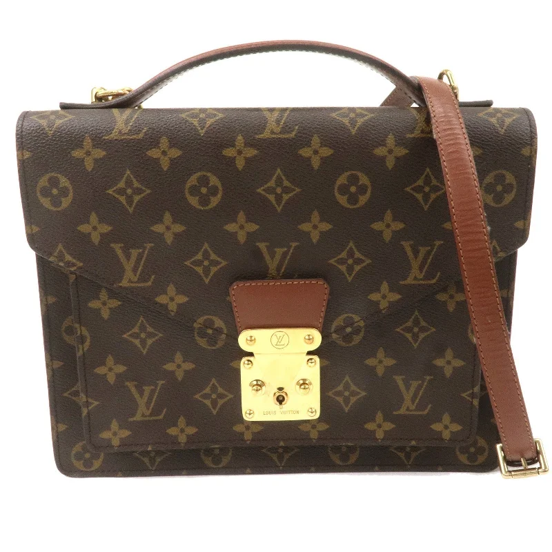 Best bags for weekend getawaysLouis Vuitton Monogram Monceau 28 Hand Bag Brief Case M51185