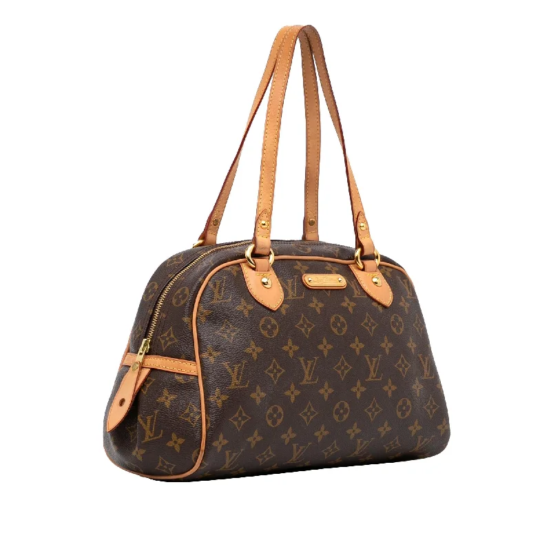 Eco-friendly tote bags for shoppingLouis Vuitton Monogram Montorgueil PM (SHG-YSy7wN)