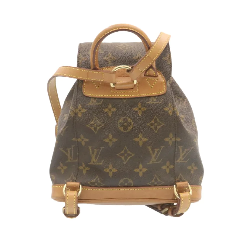 Stylish laptop bags for professionalsLOUIS VUITTON Monogram Montsouris PM Backpack M51137 LV Auth 28396