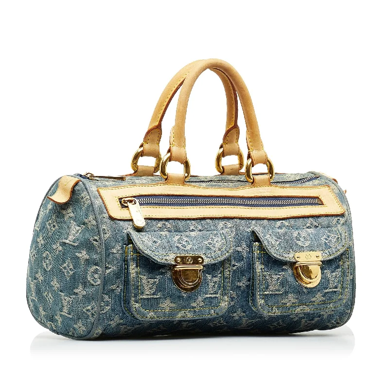 Crossbody bags for everyday useLouis Vuitton Monogram Denim Neo Speedy 30 (QgCgr2)