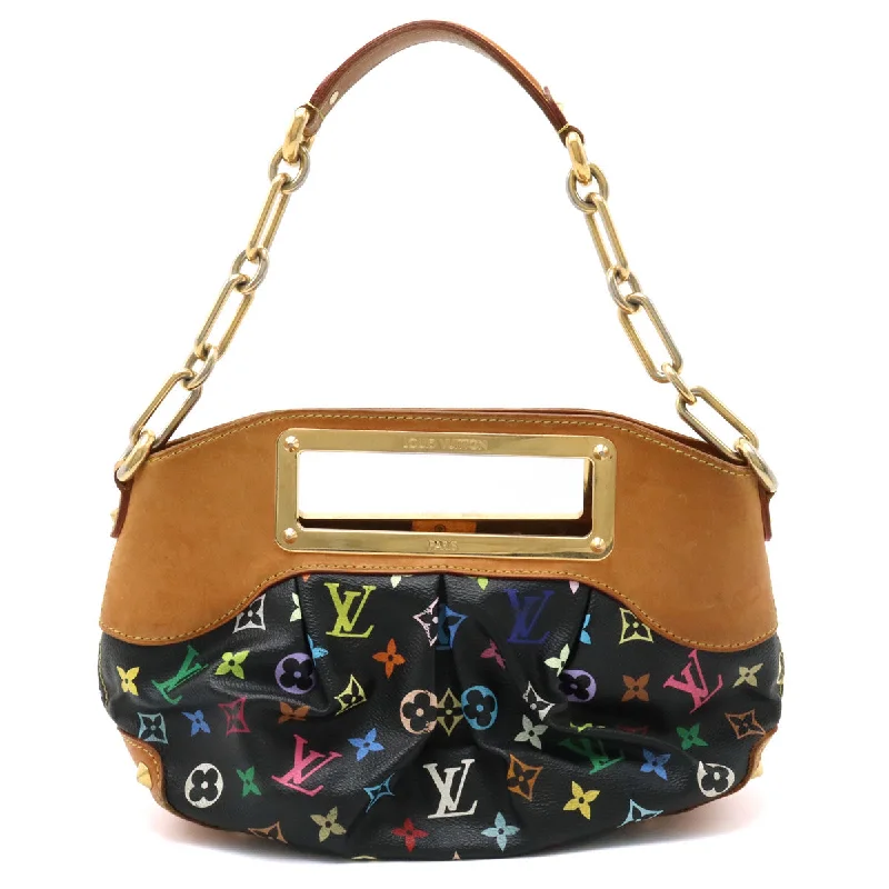 Crossbody bags for everyday useLouis Vuitton Monogram Multicolor Judy PM Handbag 2WAY Black Black Noir M40258