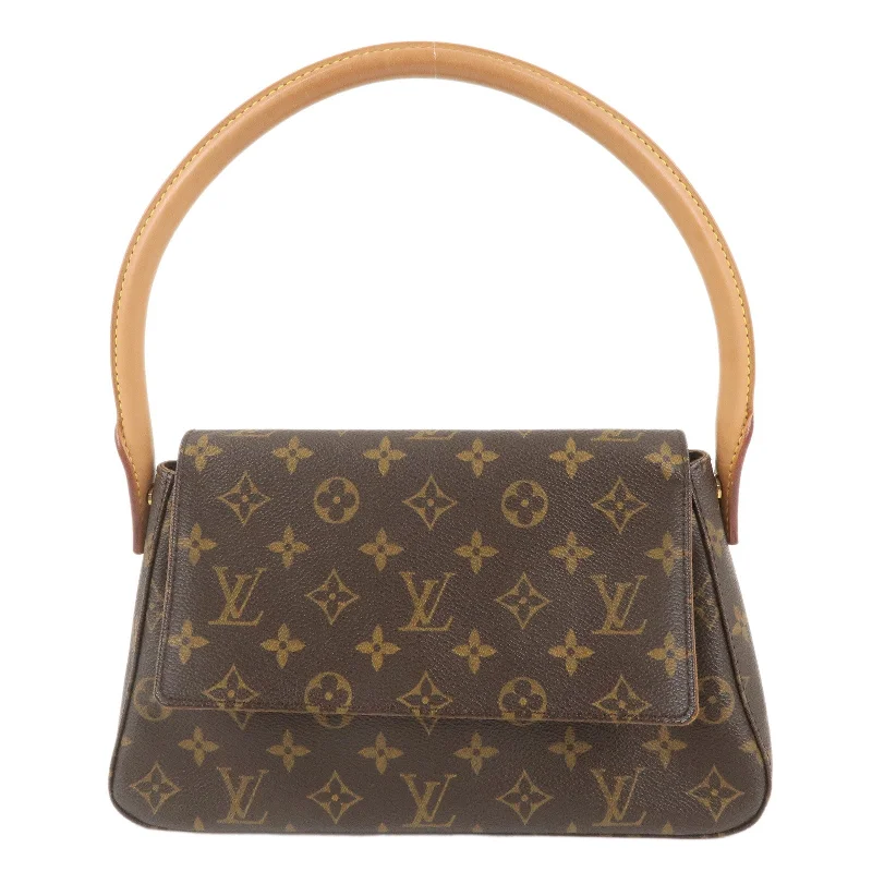 High-end designer bags for menLouis Vuitton Monogram Mini Looping Shoulder Bag Hand Bag M51147