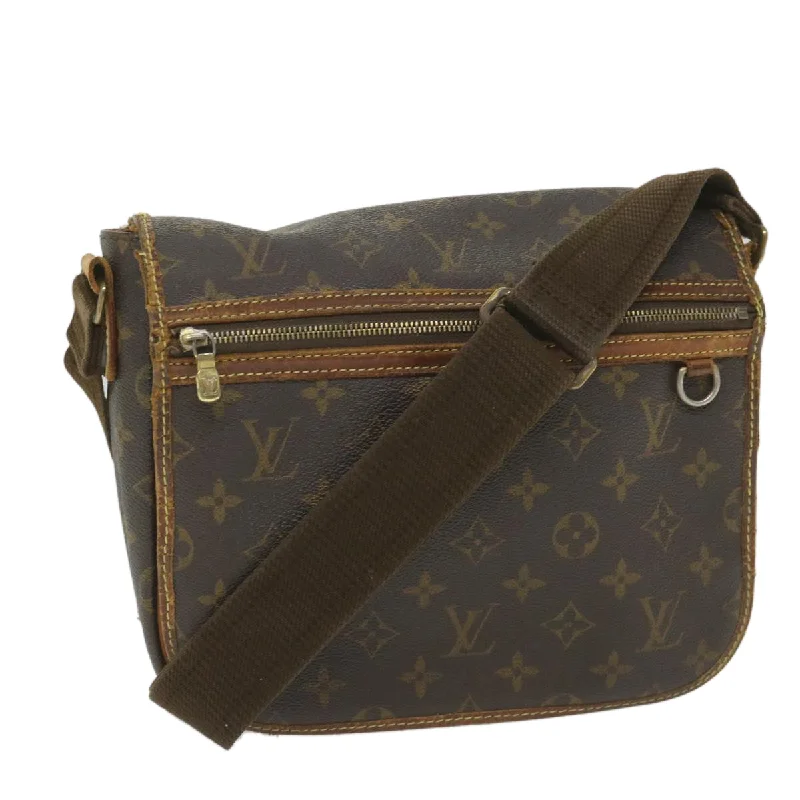 Vegan leather handbagsLOUIS VUITTON Monogram Messenger Bosphore PM Shoulder Bag M40106 LV Auth bs9520