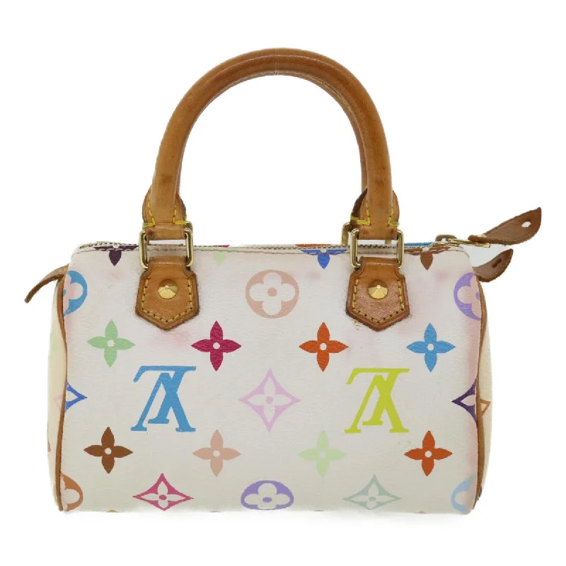 Best bags for photographersLOUIS VUITTON Monogram Multicolor Mini Speedy Hand Bag White M92645 Auth tp132