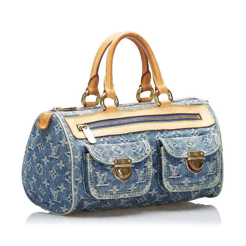 Designer bags with top handlesLouis Vuitton Monogram Denim Neo Speedy (YkmMty)