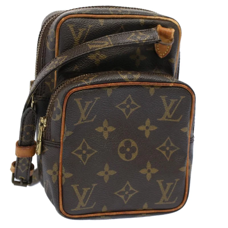 Luxury bags with chain strapsLOUIS VUITTON Monogram Mini Amazon Shoulder Bag M45238 LV Auth cl724