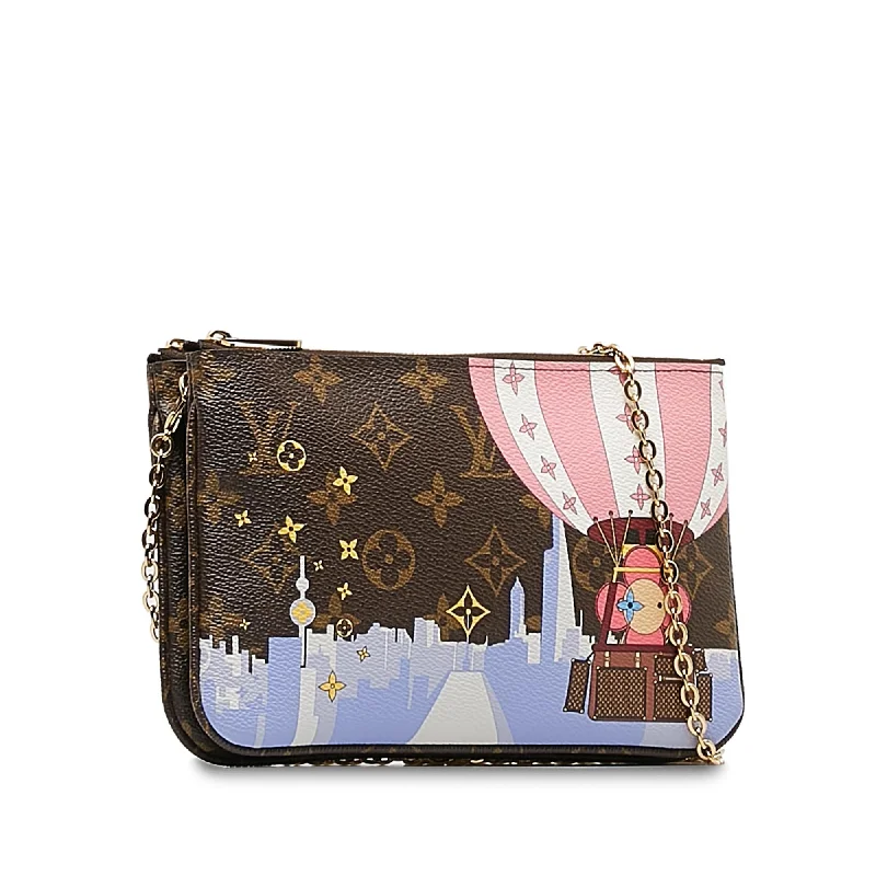 Customizable monogram bagsLouis Vuitton Monogram Double Zip Pochette Illustre Vivienne Shanghai (w5QTIp)